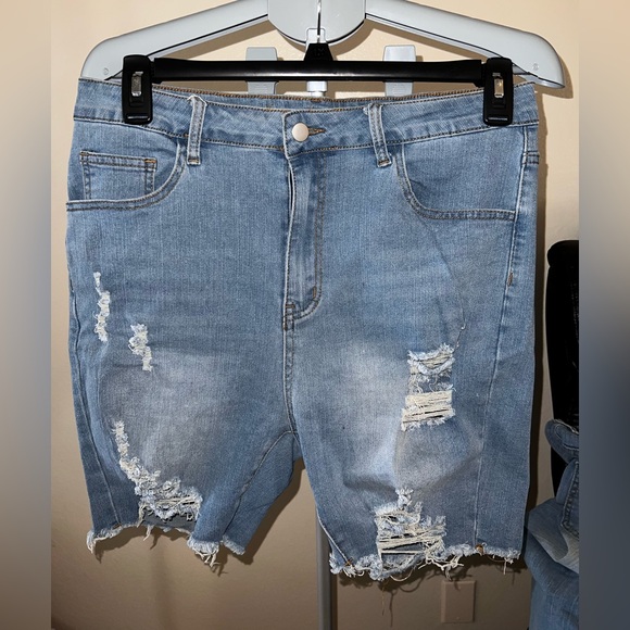 SHEIN Pants - Shein Curve Denim Shorts